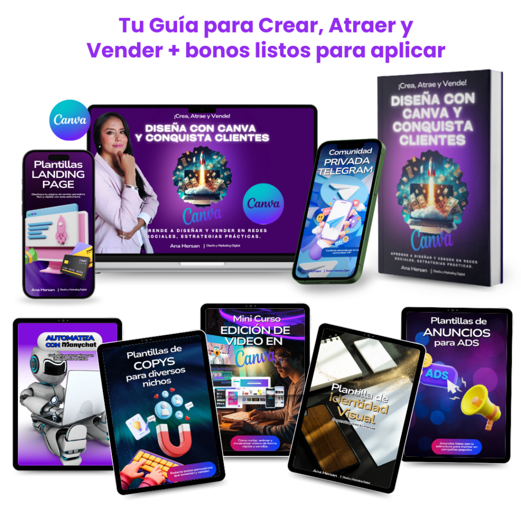 eboook crea atrae y vende con canva