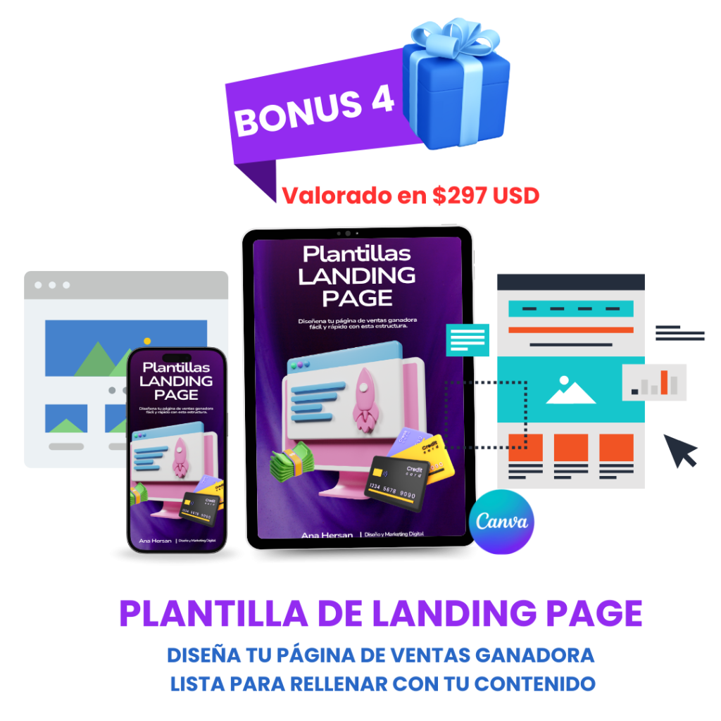 Descarga la plantilla de landing page lista para que en unas horas tengas tu pagina de ventas